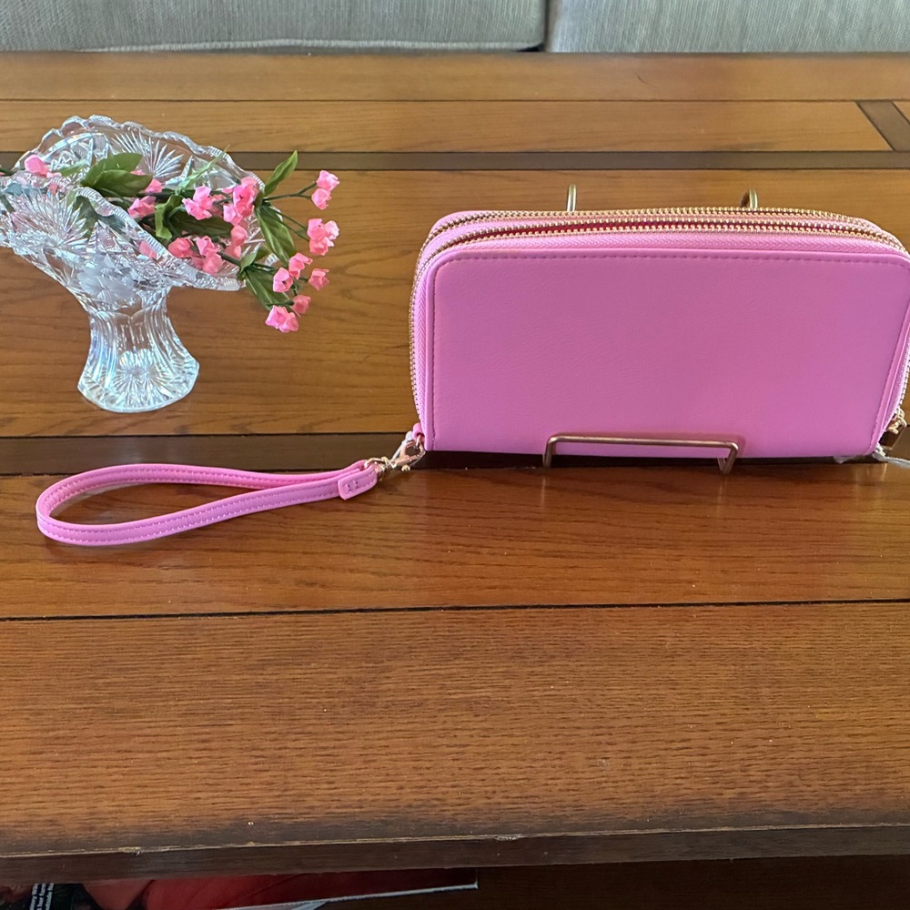 Pink Women's Wristlet Wallet - A New Day